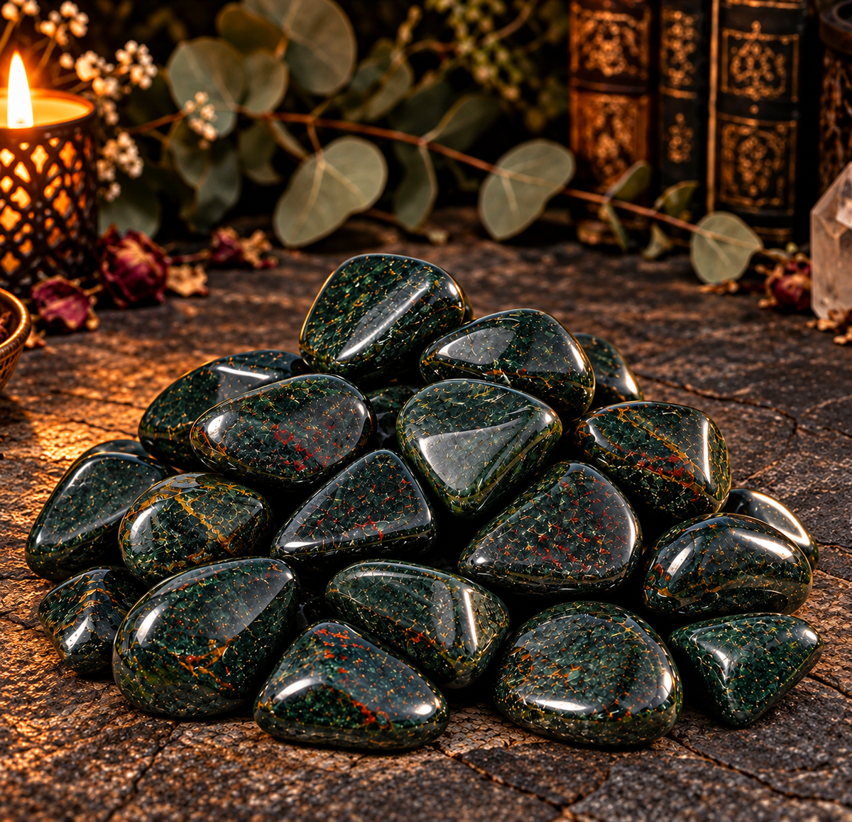 Bloodstone Tumble Stone