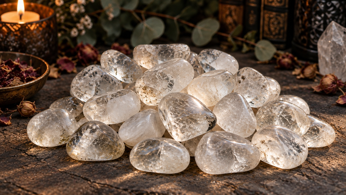 Clear Quartz Tumble Stone