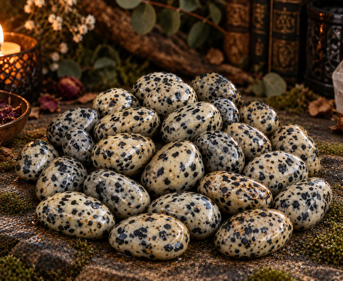 Dalmatian Jasper Tumble Stone