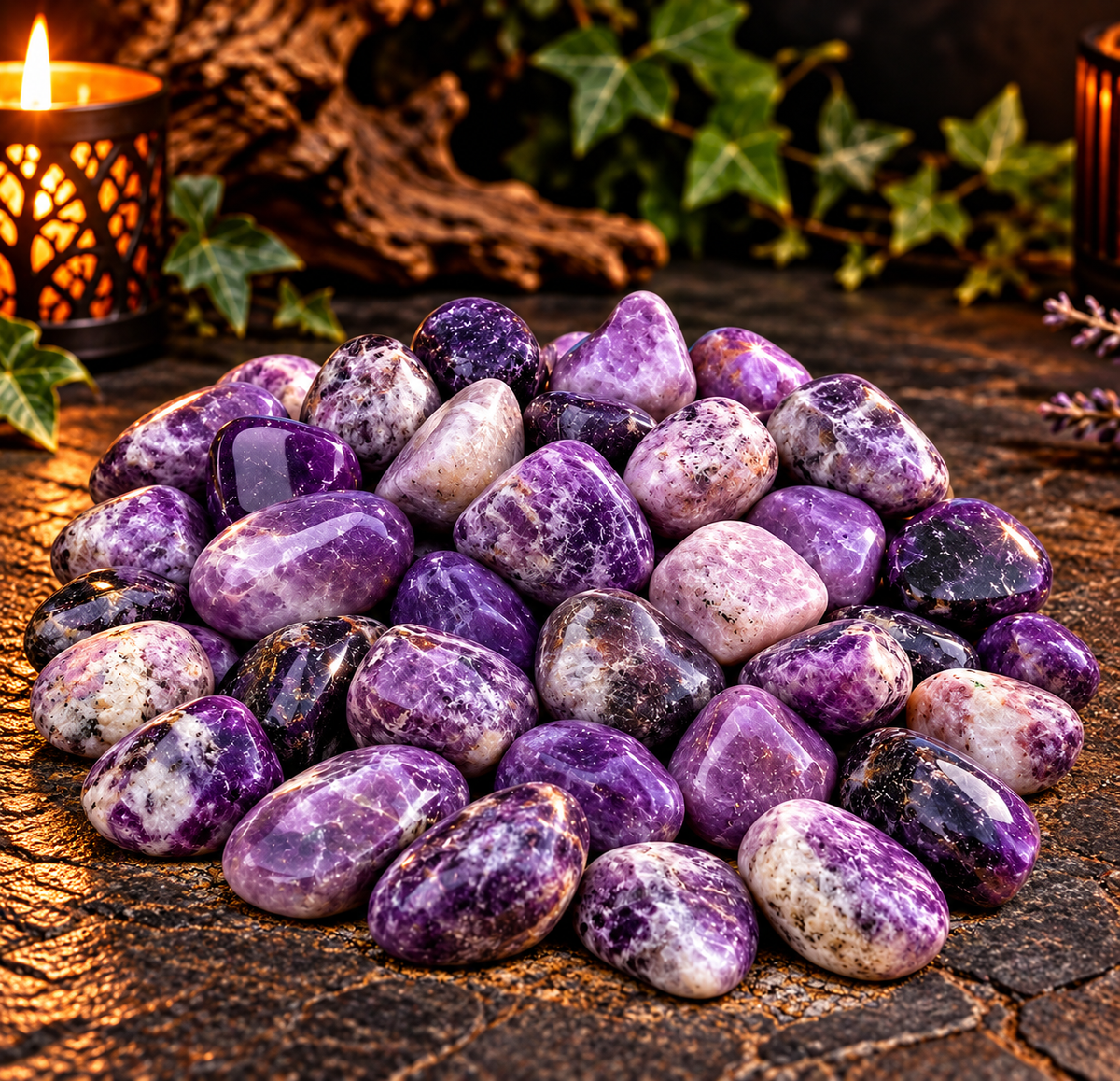 Lepidolite Tumble Stone