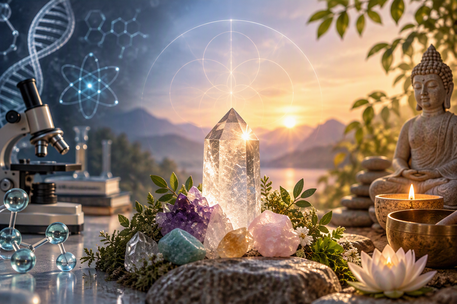 Bridging Science and Crystals: A Balanced Approach to Spiritual Wellbeing