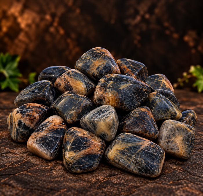 Black Moonstone Tumble Stone