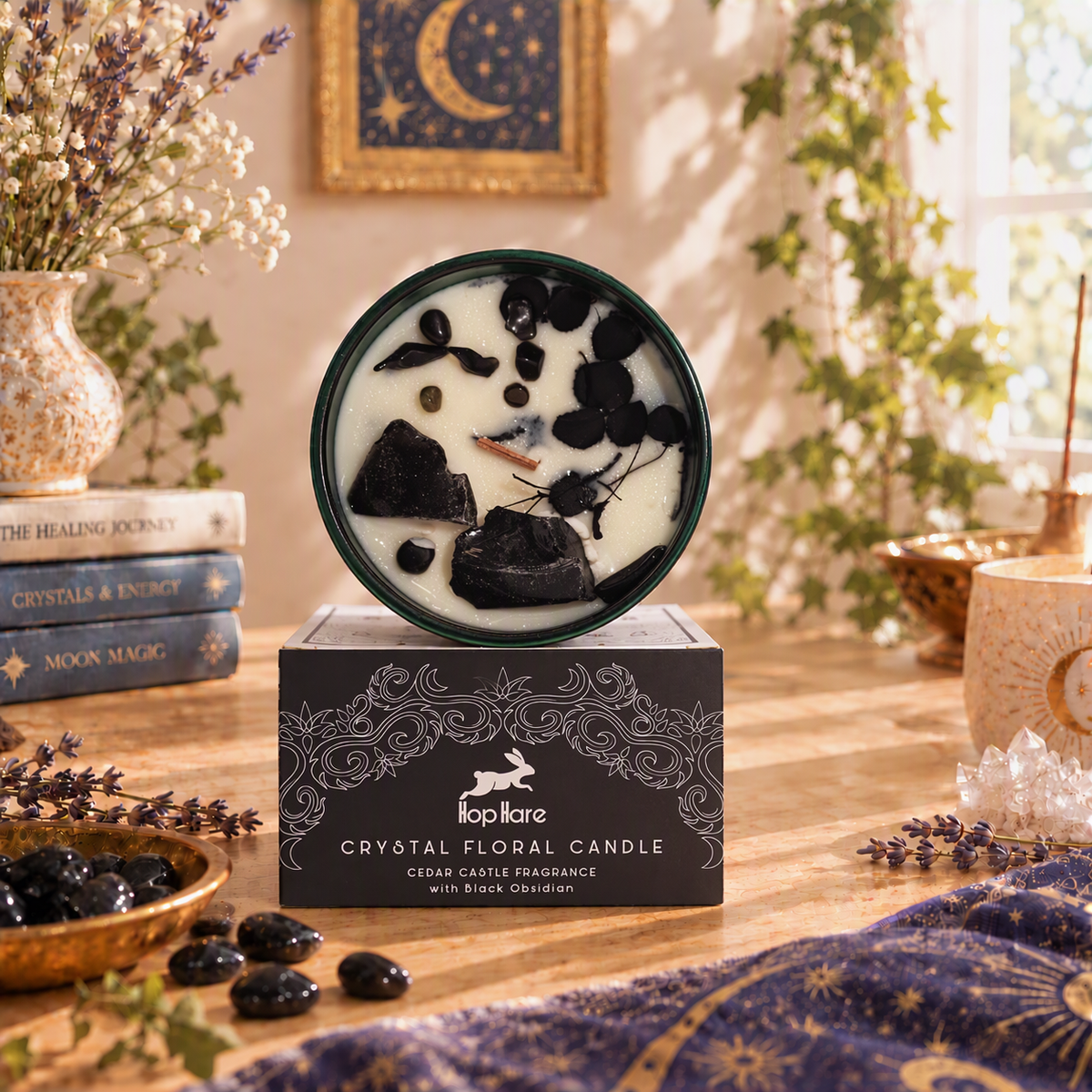 The Knight Of Swords - Crystal Magic Candle