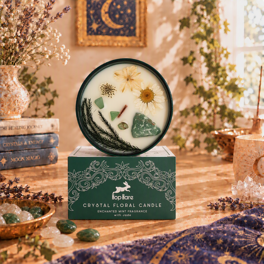 The Magician - Crystal Magic Flower Candle