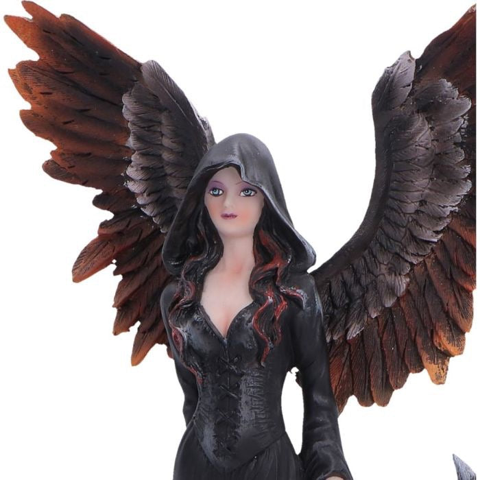 Take My Soul Gothic Female Reaper with Scythe Figurine 23.5cm