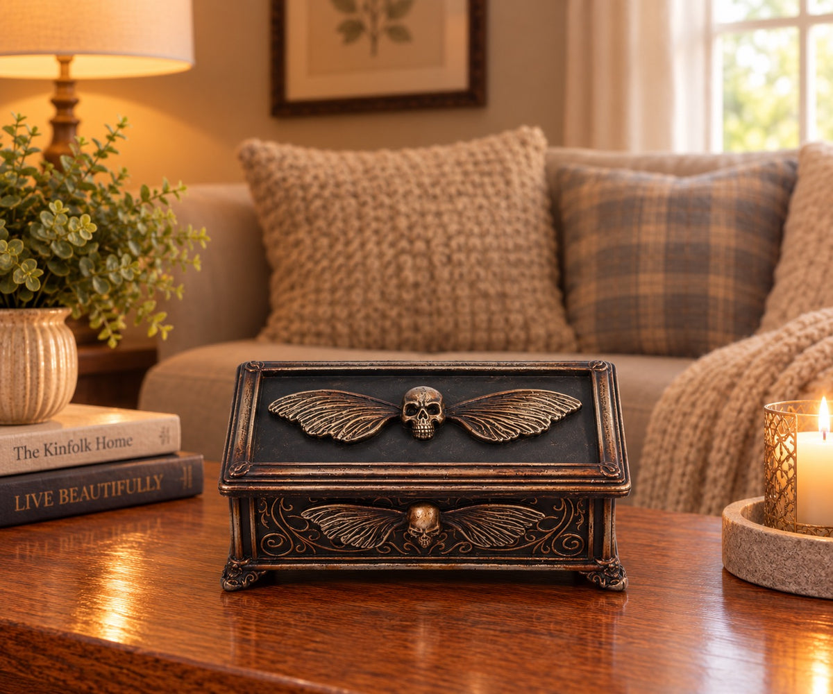 Death's Head Treasure Ornamental Box