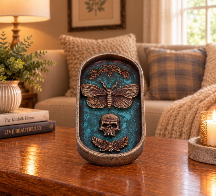 Death's Head Incense Stick Holder
