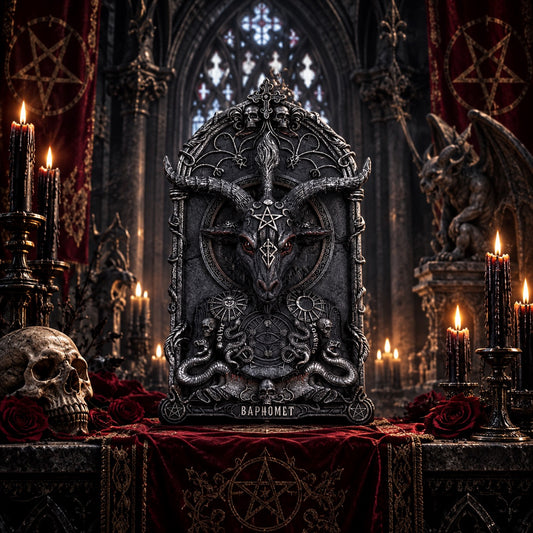 Baphomet's Invocation Wall Plaque 30.5cm