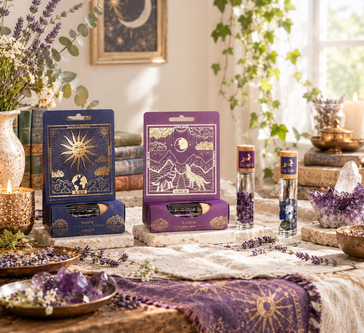 The Moon - Essential Oil Gemstone Roll On