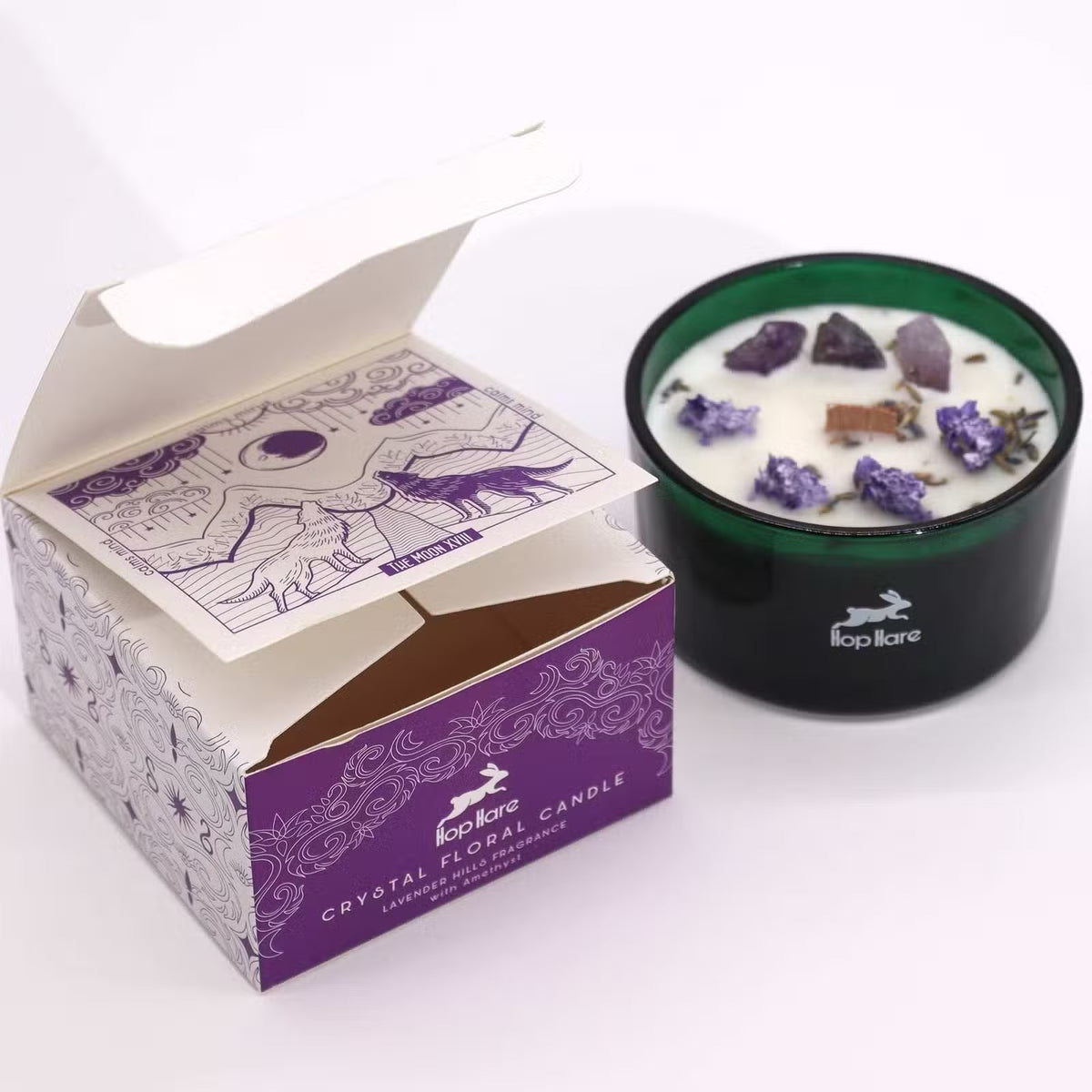 The Moon - Crystal Magic Candle