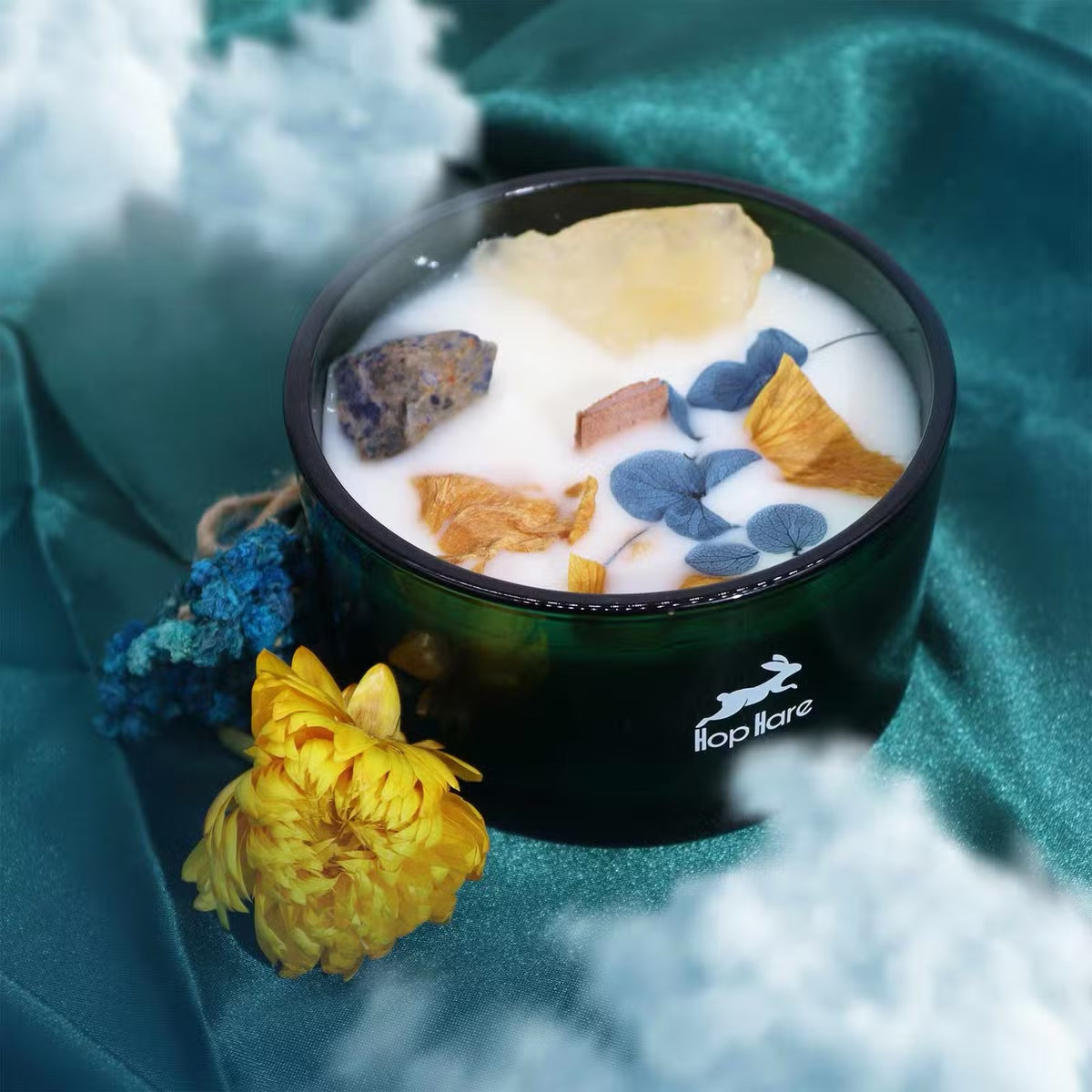 The Sun - Crystal Magic Flower Candle