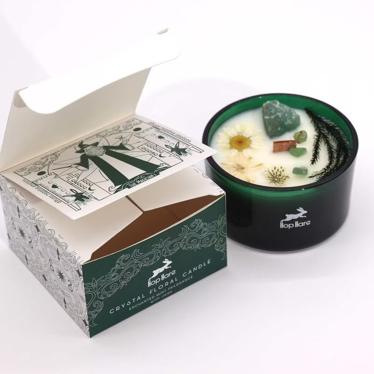 The Magician - Crystal Magic Flower Candle
