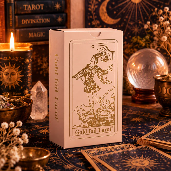 Pink Box Ruby Foil Tarot Card Gift Box Set - with booklet