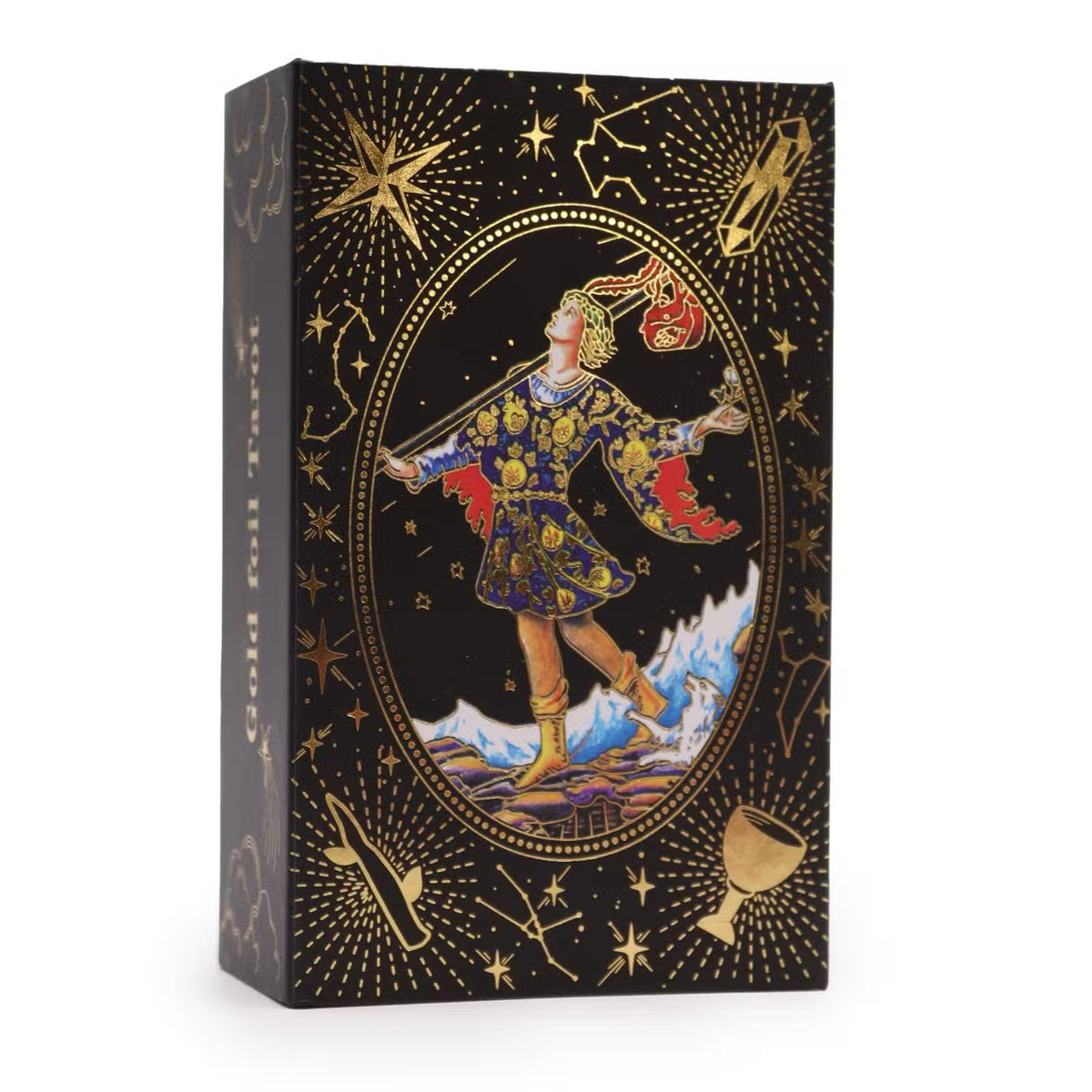 Let the Magic Begin  Gold Foil Tarot Set with Gift Box