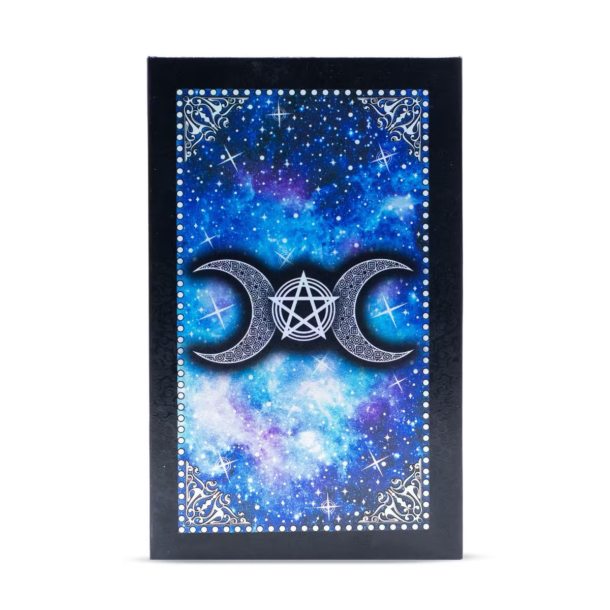 Moon Face Blue Foil Tarot Card Set With booklet