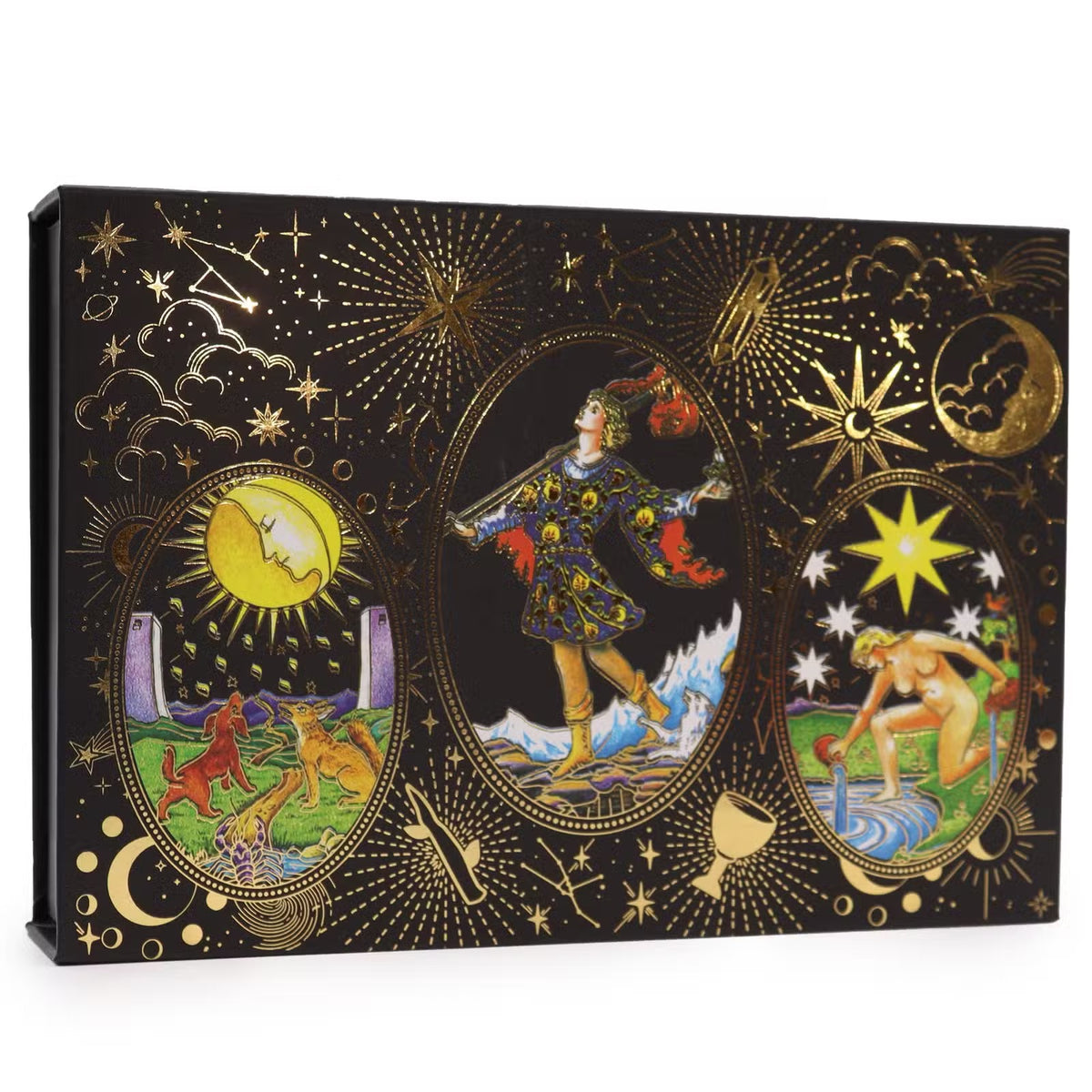 Let The Magic Begin Luxury Gold Foil Tarot Gift Set