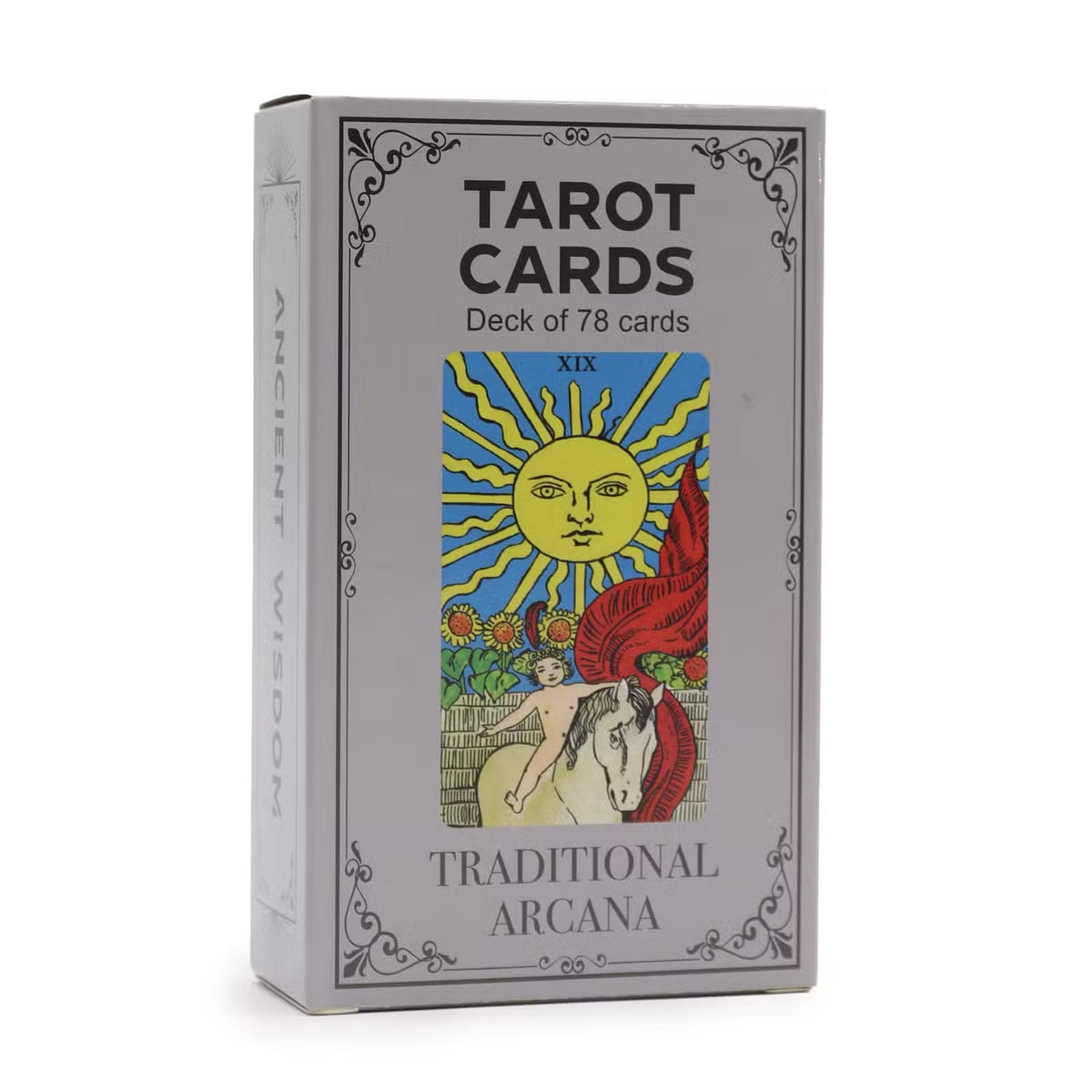 Traditional Arcana Tarot Cards with Guide Book