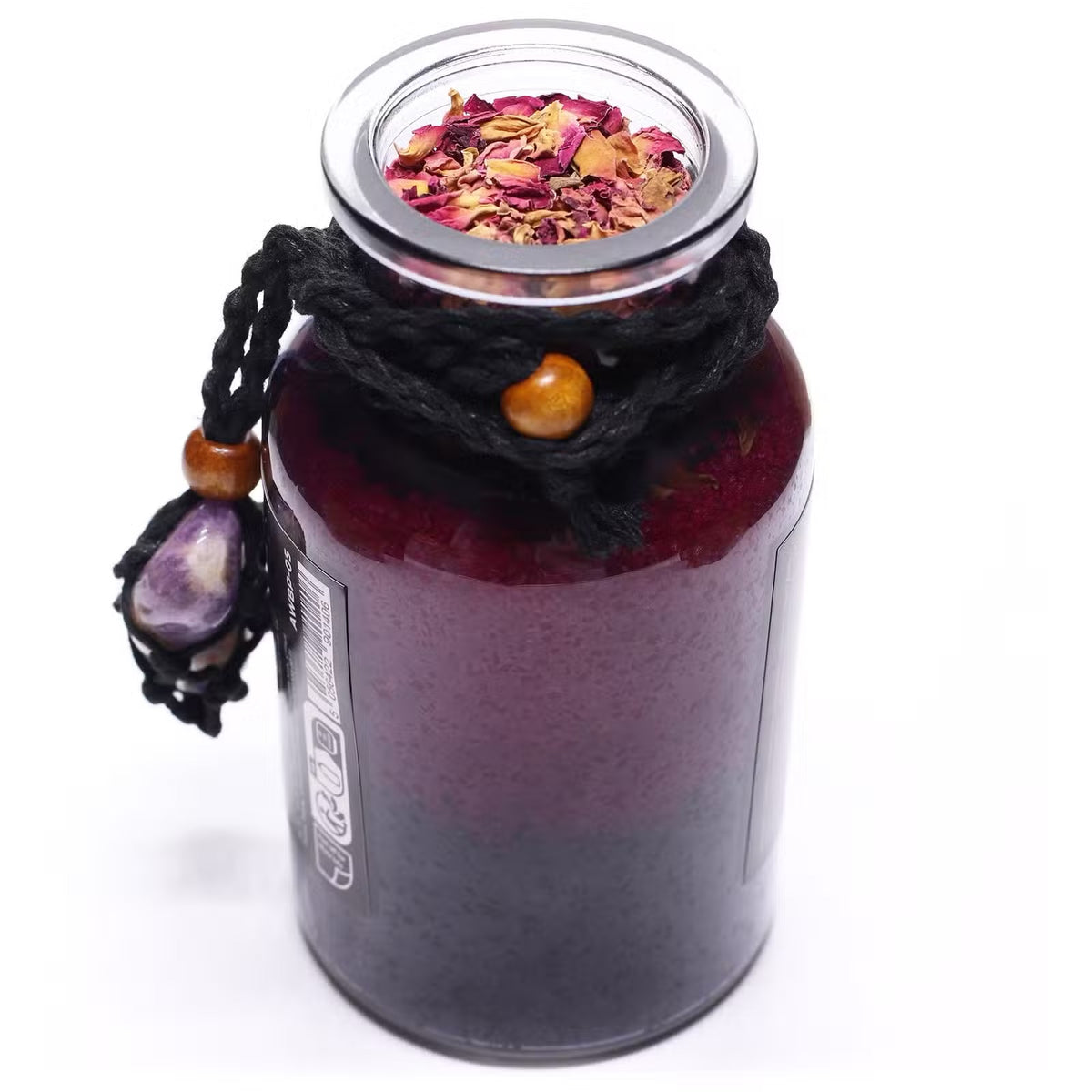 Seduction Witch Bath Spell Potion & Amethyst Crystal Amulet