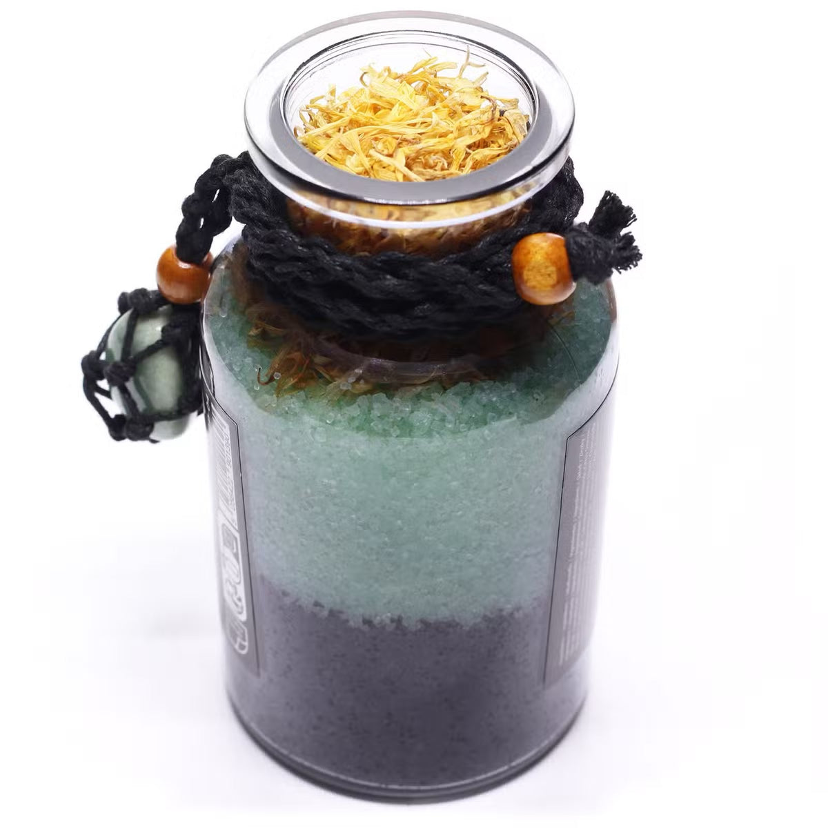 Prosperity Witch Bath Spell Potion & Aventurine Crystal Amulet
