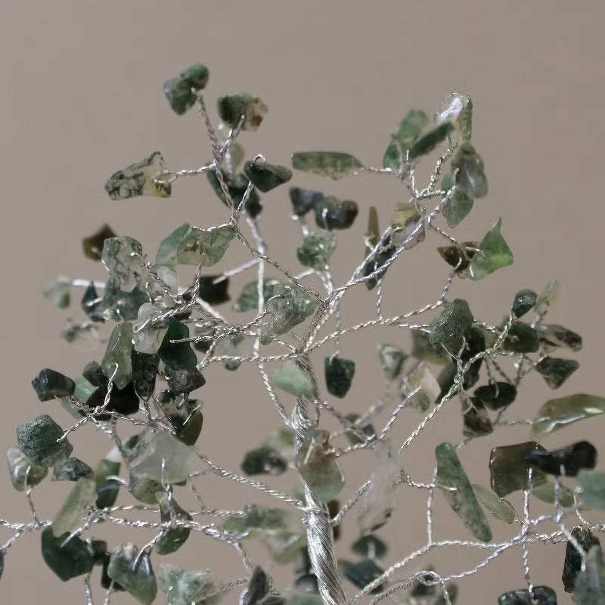 Moss AgateGemstone Tree with Orgonite Base - 160 Stone