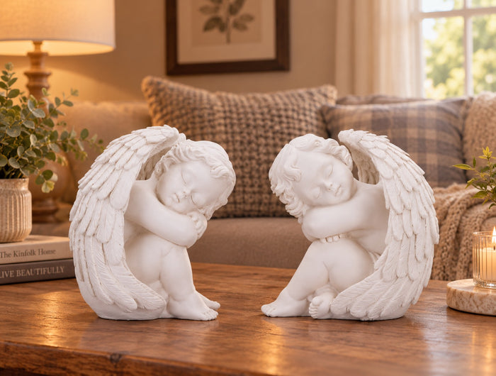 Cherub Slumber (Set of 2) 12cm