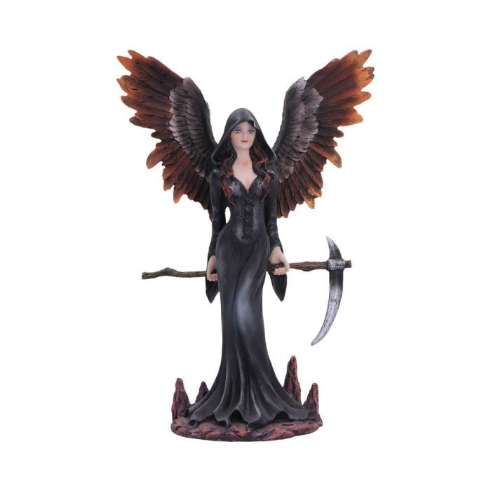 Take My Soul Gothic Female Reaper with Scythe Figurine 23.5cm