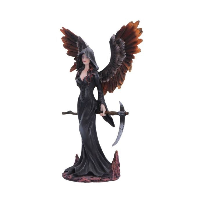 Take My Soul Gothic Female Reaper with Scythe Figurine 23.5cm