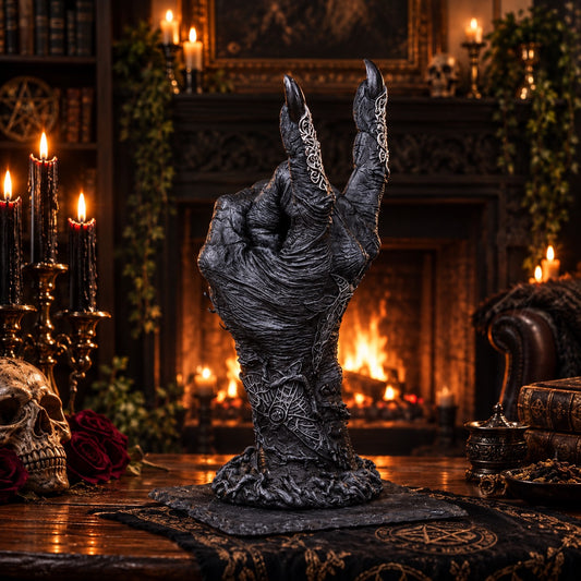 Baphomet's Horns Horror Hand Figurine