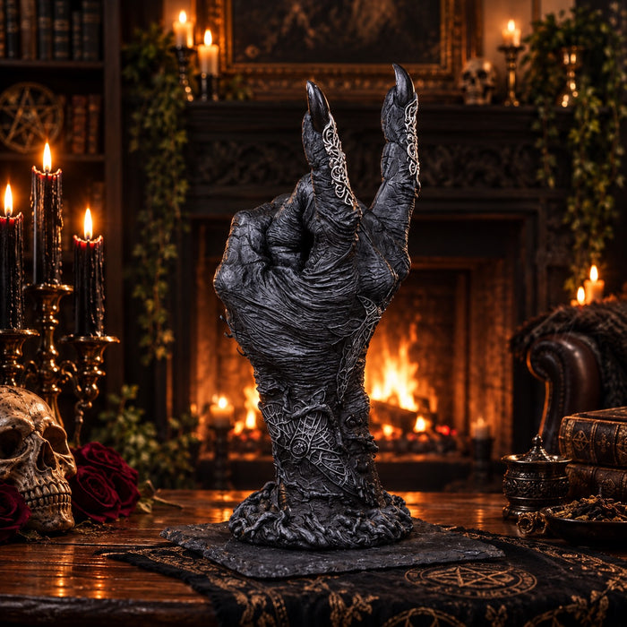 Baphomet's Horns Horror Hand Figurine