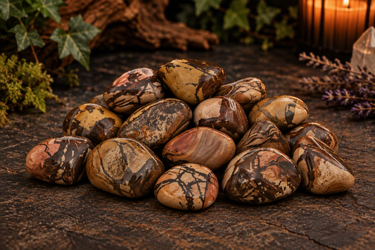 Autumn Leaf Jasper Tumble Stone