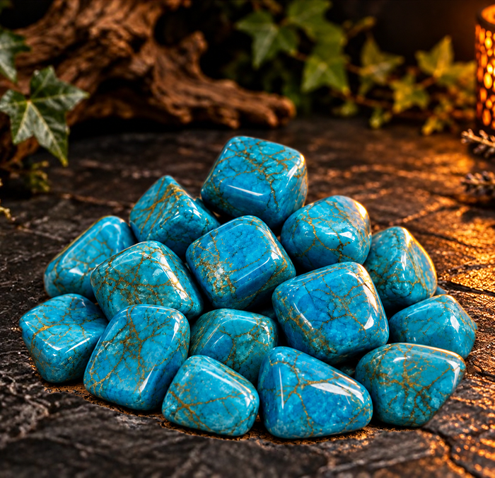 Blue Howlite Tumble Stone