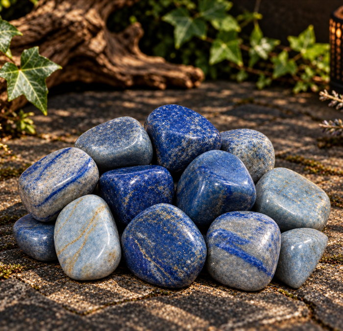 Blue Quartz Tumble Stone