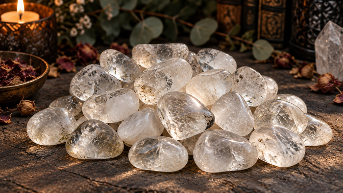 Clear Quartz Tumble Stone