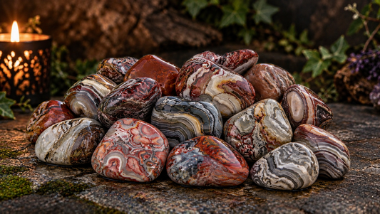 Crazy Lace Agate Tumble Stone