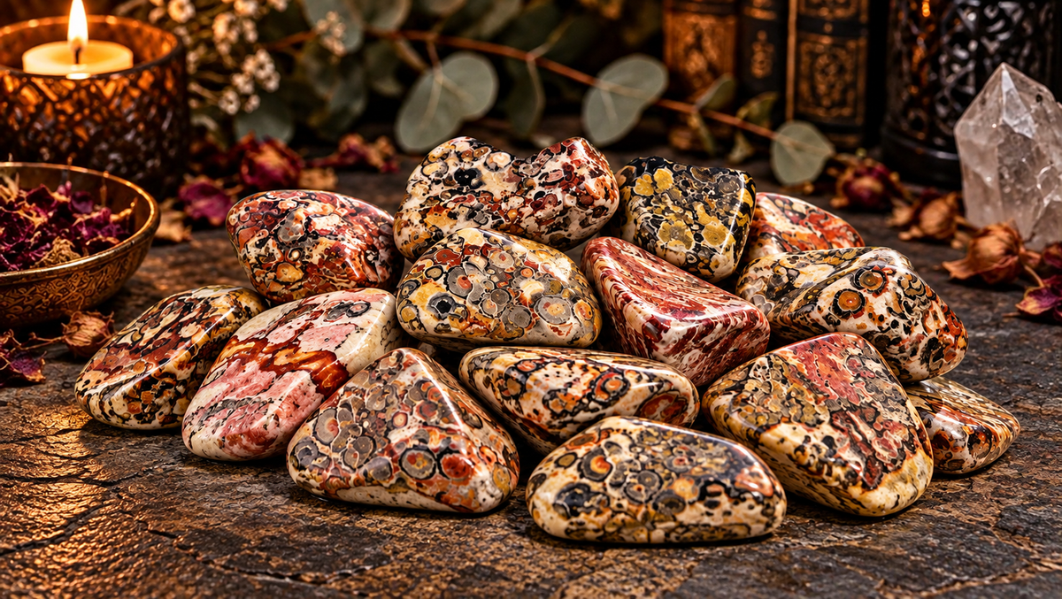 Leopard Skin Jasper Tumble Stone