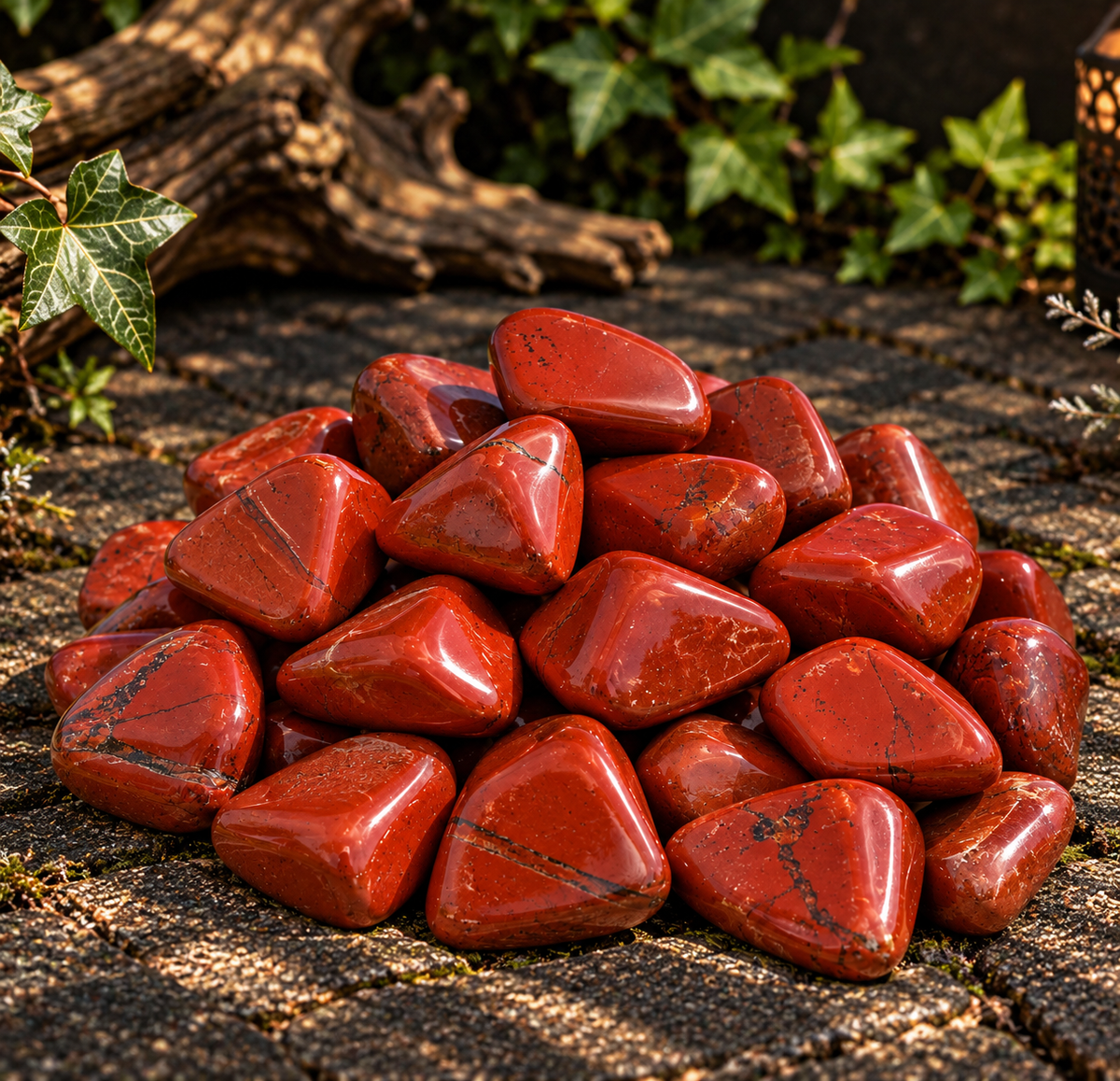 Red Jasper Tumble Stone