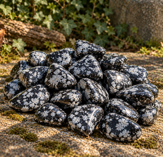 Snowflake Obsidian Tumble Stone